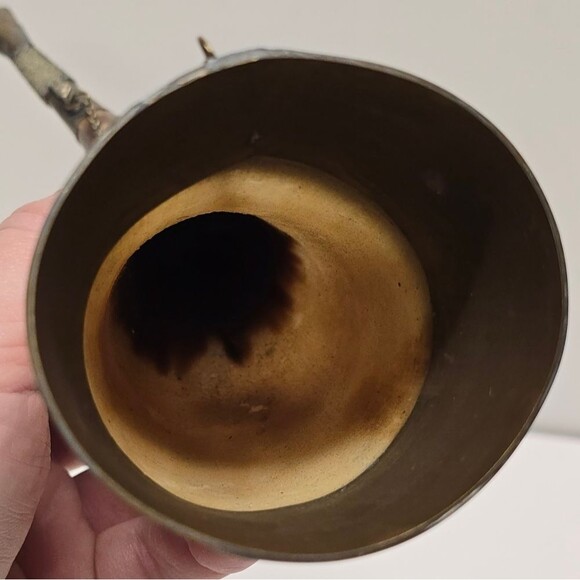 Vintage USSR Georgian Caucasian Horn Traditional Bullhorn Wine Drink Cup - Picture 6 of 8